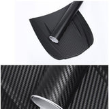 152 x 30CM Car Vinyl Wrap Carbon Fiber Matt Satin Glossy Multi Color Car Tint Car Sticker - Glossy Black