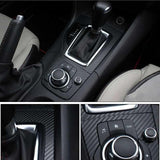 152 x 30CM Car Vinyl Wrap Carbon Fiber Matt Satin Glossy Multi Color Car Tint Car Sticker - Glossy Black