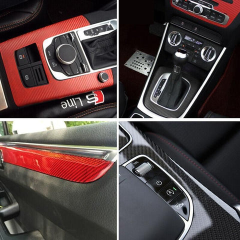 152 x 30CM Car Vinyl Wrap Carbon Fiber Matt Satin Glossy Multi Color Car Tint Car Sticker - Glossy Black
