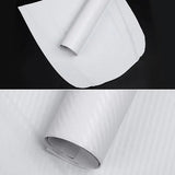 152 x 30CM Car Vinyl Wrap Carbon Fiber Matt Satin Glossy Multi Color Car Tint Car Sticker - Glossy Black