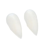 Cosplay Vampire Fangs Fake Teeth for Halloween Costume Party Dress Up 2PCS Prop Set - 13mm-1Piar