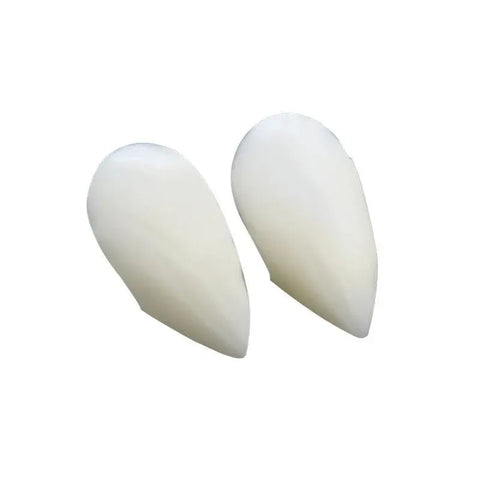 Cosplay Vampire Fangs Fake Teeth for Halloween Costume Party Dress Up 2PCS Prop Set - 15mm-1Piar