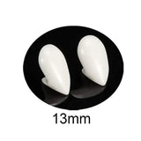 Cosplay Vampire Fangs Fake Teeth for Halloween Costume Party Dress Up 2PCS Prop Set - 15mm-1Piar