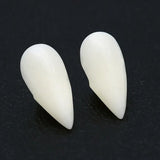 Cosplay Vampire Fangs Fake Teeth for Halloween Costume Party Dress Up 2PCS Prop Set - 17mm-1Piar