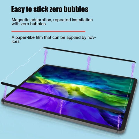 Magnetic Paper Film Like Screen Protector For Ipad Pro11 Mini Air 4 9.7 10.2 - iPad Air 1 /2，iPad 5/6/2017/2018/Pro( 9.7")