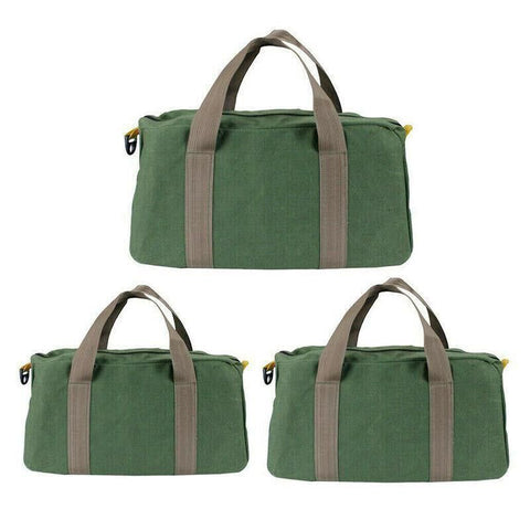 S/M/L Waterproof Tool Bag Portable Storage Toolkit Hand Heavy Case Canvas Duty - S(30*12*18CM)