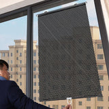 Black Roller Blinds Suction Cup Sunshade Blackout Curtains Car Home Window Curtains - 58 X 125 CM