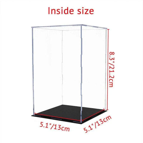 Acrylic Display Case Clear Box Dustproof Large Self-Install Cars Trucks - 17.3x12.5x24.7CM