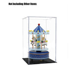 Acrylic Display Case Clear Box Dustproof Large Self-Install Cars Trucks - 17.3x12.5x24.7CM