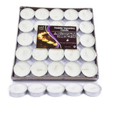 Tealight Candles 10 or 50 Pack Unscented Long Burning for Wedding Party Decor - White- 2 Hours10PCS