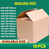 3-Layer Mailing Box Carton Small Medium Large Cardboard Parcel Boxes - Carton - 208x110x140mm