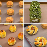 High Temperature Resistant Household Baking Paper Baking Sheet Cloth Non-Stick - White 30*40CM