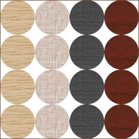 54 X Self Adhesive Decorative Screw Cover Caps Holes Cams Furniture Kitchen 20mm - PC 107