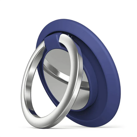 Iring Phone Ring Finger Holder Stand Car Mount Hook For Iphone Ipad Mobile Grip - A14-Blue