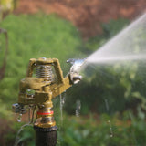 360 Degrees Alloy Sprinkler Head Garden Lawn Rotating Nozzle Adjustable Angle Durable