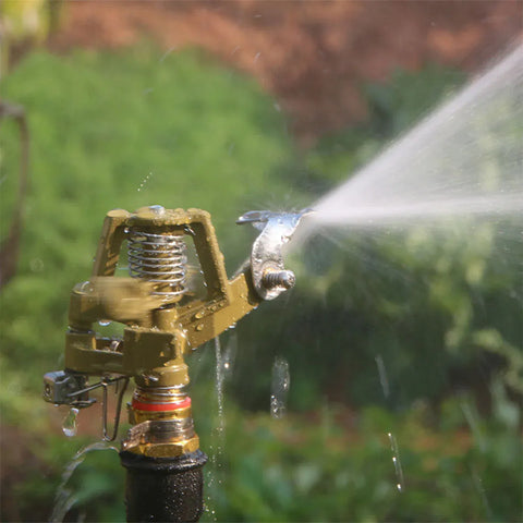 360 Degrees Alloy Sprinkler Head Garden Lawn Rotating Nozzle Adjustable Angle Durable