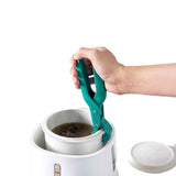 2PCS Anti Slip Silicone Heat Resistant Plate Bowl Clip Holder Kitchen Tool - Green