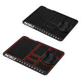 Car Mobile Phone Holder Dashboard Mount Mat Non Slip Grip Stand Anti-Slip Pad - Red