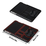 Car Mobile Phone Holder Dashboard Mount Mat Non Slip Grip Stand Anti-Slip Pad - Red