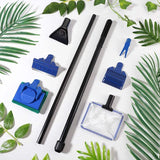 5 in1 Water Aquarium Cleaning Tool Fish Tank Gravel Vacuum Glass Cleaner Brush