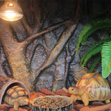 Pet Reptile Tank Board 3D Foam Backgrounds and Habitat Decoration 9 Styles - D