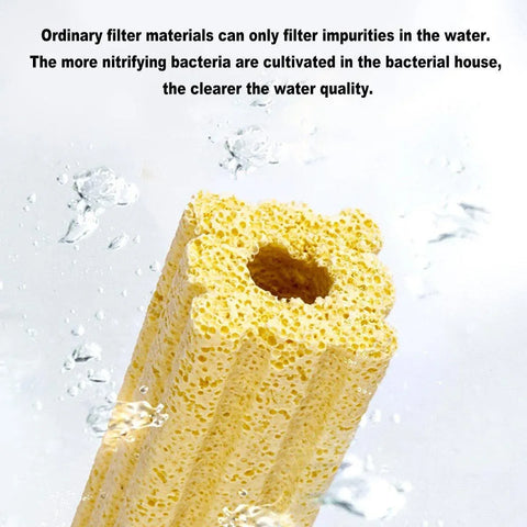 Nano Quartz Stone Aquarium Filter Water Purification Nitrifying Bacteria Media - S