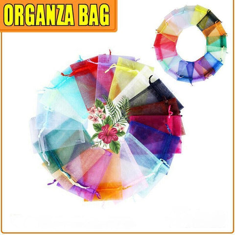 Organza Bag Sheer Bags Jewellery Wedding Candy Packaging Sheer Bags 10*15 cm - Purple