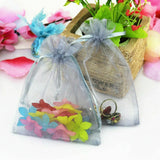 Organza Bag Sheer Bags Jewellery Wedding Candy Packaging Sheer Bags 10*15 cm - Purple