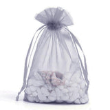 Organza Bag Sheer Bags Jewellery Wedding Candy Packaging Sheer Bags 10*15 cm - Orange