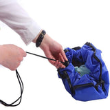 150cm Play Mat Bag Portable Toy Storage Organizer with Drawstring Closure - Purple