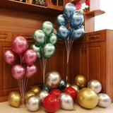 3/6/12 Set 70 Cm Balloon Column Set Upright Base Stand Holder Wedding Party Deco - 3Sets