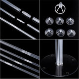3/6/12 Set 70 Cm Balloon Column Set Upright Base Stand Holder Wedding Party Deco - 3Sets