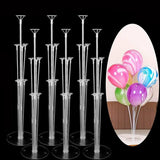 3/6/12 Set 70 Cm Balloon Column Set Upright Base Stand Holder Wedding Party Deco - 3Sets