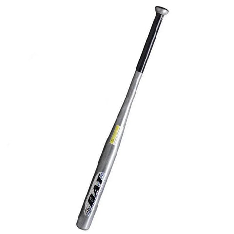 25inch 63CM Alloy Steel Metal Baseball Bat Racket 4 Colours - Silver
