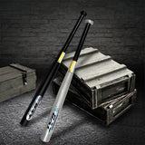 25inch 63CM Alloy Steel Metal Baseball Bat Racket 4 Colours - Silver
