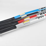 25inch 63CM Alloy Steel Metal Baseball Bat Racket 4 Colours - Silver