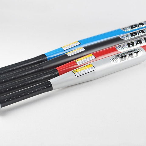 25inch 63CM Alloy Steel Metal Baseball Bat Racket 4 Colours - Silver