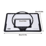 Wall Mounted Foldable Basketball Stand Indoor Outdoor Hoop Frame for Young Players