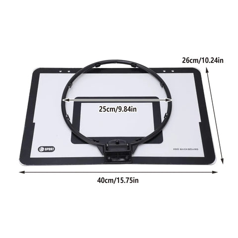 Wall Mounted Foldable Basketball Stand Indoor Outdoor Hoop Frame for Young Players