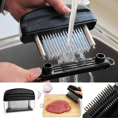 48-Blade Stainless Steel Meat Tenderizer Tool for Steak Pork Chicken Lamb