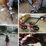 Bike Training Push Handle Bar for Balance Bike with Seat Post Mount