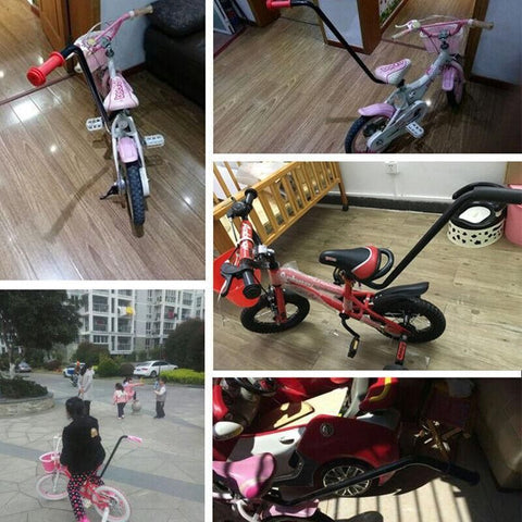 Bike Training Push Handle Bar for Balance Bike with Seat Post Mount