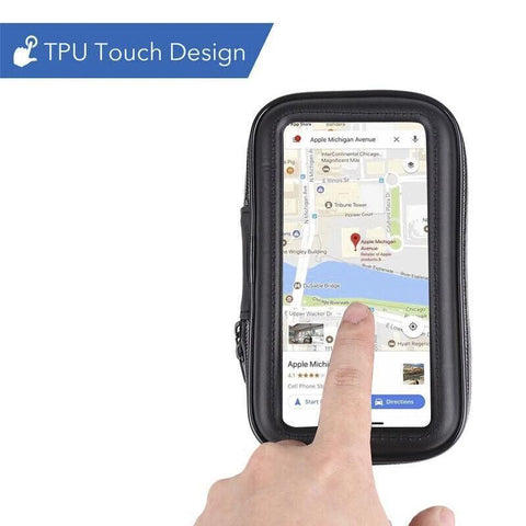 Waterproof Bicycle Bike Motorcycle Handlebar Mount Holder Case For Mobile Phone