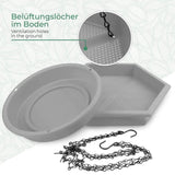 Outdoor Garden Hanging Bird Feeder Garden Automatic Hummingbird Water Feeder - Grey