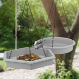 Outdoor Garden Hanging Bird Feeder Garden Automatic Hummingbird Water Feeder - Grey