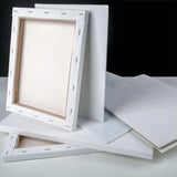 5x Artist Blank Stretched Canvas Canvases Art Large White Range Oil Acrylic Wood - 20*30CM