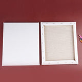 5x Artist Blank Stretched Canvas Canvases Art Large White Range Oil Acrylic Wood - 20*30CM