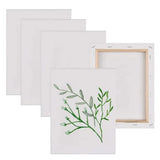 5x Artist Blank Stretched Canvas Canvases Art Large White Range Oil Acrylic Wood - 20*30CM