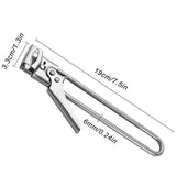 Bottle Opener Multifunctional Beer Adjustable Stainless Steel Jar Lid Gripper Au