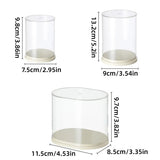 2pcs Clear Acrylic Display Case Transparent Box for Collectibles Dolls Figures - S